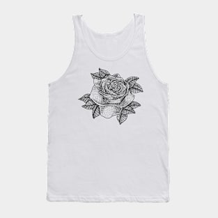 Dotted Rose Tank Top